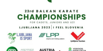 Partners of 23rd BALKAN KARATE CHAMPIONSHIPS FOR CADET, JUNIORS AND U21, LJUBLJANA 2023 / I FEEL SLOVENIA